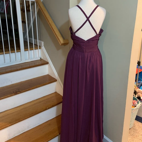 Mori Lee 20464 eggplant size 14 - Picture 4 of 6